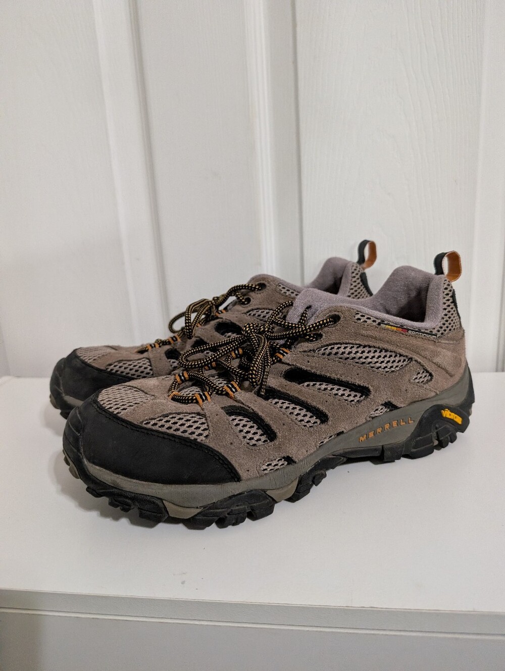 Merrell Moab Ventilator Walnut Hiking Trail Shoes J86595W Mens Size 9.5 Wide